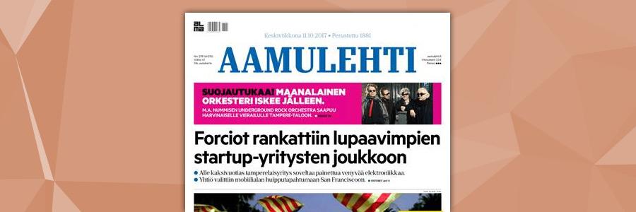 FORCIOT in Aamulehti